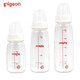 贝亲（Pigeon）宽口径婴儿玻璃奶瓶 新生儿宝宝防胀气彩绘奶瓶 小口径 240ml 3-6月 M号奶嘴