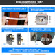 玥玛防盗门锁外装门锁通用老式铁门锁木门锁室内外C级家用户外大门锁 750-698左开有边（超C级锁芯）
