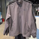 阿迪达斯（adidas）外套男装2025秋季新款户外训练运动服梭织防风衣立领休闲夹克 KC3893岩层灰/黑 L