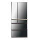 Panasonic NRF673WXX5 air-cooled mirror Nanoyi X deodorizing large-capacity refrigerator NR-F673WX-X5 agate black