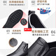
Red Dragonfly Men's Shoes Autumn 2021 New Fashion Breathable Men's Casual Shoes Genuine Leather Soft Sole Business Official Casual Leather Shoes DG9209 Black Seamless Foot Seasons 38