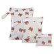 3-teiliger Baby wasserdichtes Baby Hanging Bag Wickelbeutel Windeln gehen aus, um Wickelwindel tragbarer Bag EN15 3-teiliger 36*26/25*18/12*18