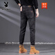 Playboy (Playboy) Été mince 2025 Nouveau pantalon long de gris mince de style coréen mince de style coréen.