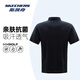 Skechers Men's POLO Shirt 2025 Autumn New Simple Letter Printed Sports Short Sleeve Running Sports Fitness