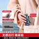 JCZS Deutsche Brand Mini Selfie Stick Mobiltelefon Stable Kamera Helfer Handheld -Fotografie Artefakt Live -Outdoor -Reisekonzert Desktop Ständer Remote Bluetooth Griff Selfie Stick [Weiß] + Single Light