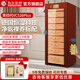Bulldog cigar cabinet, constant temperature and humidity control for eggplant cultivation, constant humidity and ammonia removal, cedar wood inverter compressor, moisturizing, red wine cabinet, dual-purpose fingerprint lock, WiFi large capacity box, naked cultivation VC528 high-end, fourth generation plus with fingerprint password lock WiFi, coffee color 2800 pieces
