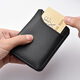 Qumuye Herren Brieftasche Kurzer Brieftasche Kartenbeutel integriert Multifunktions Brieftasche Jugend Mode Casual Folding Thin Wallet K3309 Schwarz (zerschlagenes Muster)