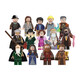 Le High Harry Potter Figur Hogwarts Voldemort Hermine Dumbledore Snape Toys Maroon Wm683-Snape
