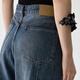 JNBY [Same Model in Shopping Mall] 25 Spring New Product Jeans Women's Loose Working Pants 5P2E12040 993/Denim Dark Blue M