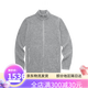 
Mr.BuMrBu Custom Zipper Stand-Linged Lamb Wool Cardigan Autumn and Winter Thickened Sweater Jacket Men's BT12156 Medium Flower Gray One Size m /170