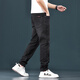Canelin kiskha hong kong nani gris jeans gris mascu's 2025 été mince mince pantalon gris décontracté rétéro 1048 noir régulier taille 31