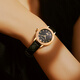 Kalorienkönig Licht Luxus Cowhide Watch Women's Diamond-Set Quartz Watch Women's Light Luxus Elegantes Nischengeschenk CK15923