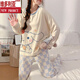 
Victoria's new style cute Yugui Dog Spring and Autumn Long Sleeve Plaid Pants Pajamas Women's Internet Celebrity Home Set 15568 Women M Women (suggested weight 80-100 Jin [Jin equals 0.5 kg])