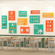 Décoration de classe Chengliu Décoration de classe Décoration Junior High School Entrance Examination High School Slogans Inspirational Journal Blackboard Journal Cultural Construction Wall Stickers 3895 Extra Large