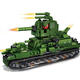 
Lego tank super heavy remote control electric assembled t34 World War II missile building block toy KV-VI heavy tank [eight-in-one]