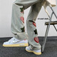 
Pushui Fangfang Excellent Jeans Men's High Street Vibe Slim-fit Fashion Straight-Piece Design TCFS-1049 Yellow Mud S