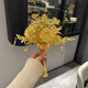 [News in summer] Bride wedding bouquet gift wedding DIY golden newlywed Xiuhe girlfriend Golden branch jade leaves (finished product + transparent and handbag)