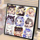 Nezha Ao Bing digital oil painting DIY cute high-value coloring handmade holiday gift H733 20*20cm upgraded back panel + pigment + 2 brushes +