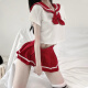 Elefant Sailor Uniform Campus JK Uniform verführerische sexy Pyjamas Passion Mitternachtsanzug CR Blue JK Uniform + 9756 hohle einteilige Kleid Eins Größe 80-125