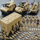 
LEGO compatible building blocks military tank special forces minifigure soldiers warrior armored vehicle assembled children warrior special forces + 99 tank + Hummer + Ji