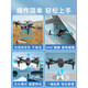 Drone high-definition aerial photography for elementary school students mini flight June 1st gift children's toy remote control aircraft, storage bag without aerial photography - black 2 electric range 6000 meters + easy accessories