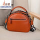 Kangaroo 2025 NUEVO BOLSO DE MUJER MUJERES VERSÁTICO Versátil de gran capacidad Crossbody Bag Crocodile Patrón de cáscara Bolsa Red Red