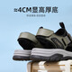 骆驼（CAMEL）户外休闲魔术贴包头洞洞沙滩运动凉鞋男 G14M076677 曙光绿/黑 42
