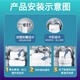 碧然德通用美的净水器S1 T2 MRC1592B 1692B 1593A 1693B 1687A-50G滤芯 【套餐二】PP棉 1支