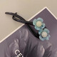 Retro style flower one-word hairpin for women with hair on the back of the head twisting clip hairpin hairpin apricot flower