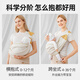 Sichuan Bu Marca alemana Baby Strap Style A abrazo de abrazo pequeño para abrazar las manos libres de bebé recién nacido Fantra Naranja-Modelo de alivio de presión [correa de hombro ancho mejorado]