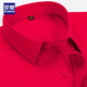 Romon shirt men's long-sleeved 2024 new spring and summer free ironing business formal wear loose real pocket short-sleeved shirt men's Father's Day gift 6627 38