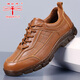
Red Dragonfly (RED DRAGONFLY) Qiufing brand top layer cowhide leather leather shoes for men spring and autumn new business casual shoes genuine leather breathable lace-up beef tendon bottom Tosuka [9905 black] strong and durable top layer cowhide 38