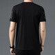 Holzspecker (Tucano) High-End-Kurzärärt-T-Shirt für die halbärmelige Sommer-Seide für Männer, dünne, mercerisierte Baumwollstickte lose oberen Trend mit mittlerem Alter 733 Tiger [Schwarz] M 165/ Empfohlen 90-110jin [Jin gleich 0,5 kg]