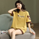 
Sadly, she is a big boy pajamas 12-15 years old, aged 12-15, summer pure cotton short-sleeved junior high school students high school girls girl home clothes golden GXT6630 color M (recommended 75-95 Jin [Jin equals 0.5 kg])