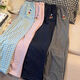 FHHUABD PAJAMA Pants Mickey Plaidhose Frühlings- und Sommerdünne Casual Hosen zu Hause und die Schüler können im Herbst 854 [Hosen] 2xl [135-155jin [Jin gleich 0,5 kg]] nehmen