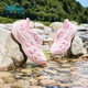 361 Chaussures pour enfants pour garçons et filles Sac de plage sandales Chaussures de trous pour l'été Nouveaux chaussures d'enfants de milieu à la place bébé rose 33
