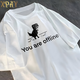 XPAY纯棉程序员T恤IT狂人同款码农java代码语言Github周边短袖衣服棉 白色 3878程序员 3XL 185-190cm/190-210斤