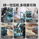绿一无油空压机气泵工业级空气压缩机小型220V便携木工高压打气泵 大功率3880转/min高端品享受低 无刷智能/秒速上气/安全防爆