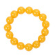 Fat Donglai's same style yellow beeswax bracelet second generation chicken fat amber Buddha beads single circle men's and women's bracelet fashion jewelry 8MM 108 beeswax bracelets