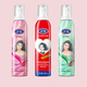 Haodi Styling Mousse hydratante mousse moelleuse Spray Spray Style Style et femmes Bangs Style Hydrating Élèves 1 bouteille rouge + 1 bouteille rose 600 ml au total