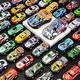 Kinder Alloy Car Toys Alloy Racing Eisenwagen Rickshaw Boy Puzzle Car Set dreißig Eisenwagen [zufällige Farbe]