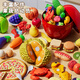 
Sugar rice play house toys peelable fruit apples cut into a simulated vegetable kitchen children boys and girls gifts