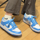 
Nike (NIKE) Nike Dunk Nike big children's shoes women's shoes 2025 summer North Carolina blue low top casual board shoes CW1590-103 CW1590-103 38