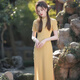 Jialong Mingxiu Yellow Cheongsam 2025 New Summer Improved Temperament High-end New Chinese Style Dress Lemon Yellow M