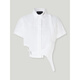 HELIOT EMIL layered embellished cotton-blend poplin shirt White 38