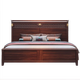 Handwerker Doppelbett 1,8 m 2m Chinesisches Hauptschlafzimmer Schwarzes Gold Massivholzbett Aufbewahrungsbett Klassiker Hochzeitsbett WJ866#