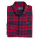 Vineyard vines boys plaid flannel shirt, red velvet red velvet Large