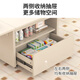 Fanshe movable tea table folding tea table living room and home use multi-functional tea table dining table dual-purpose wheels modern and simple