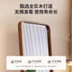 Kangcheng Jiayuan solid wood floor-standing full-length mirror home bedroom dressing mirror 2025 new clothing store dedicated floor-standing fitting mirror walnut color dressing mirror