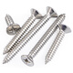 JESTIN Cross flat head self-tapping 304 stainless steel countersunk head self-tapping screws 4.2*32 50 pieces 304